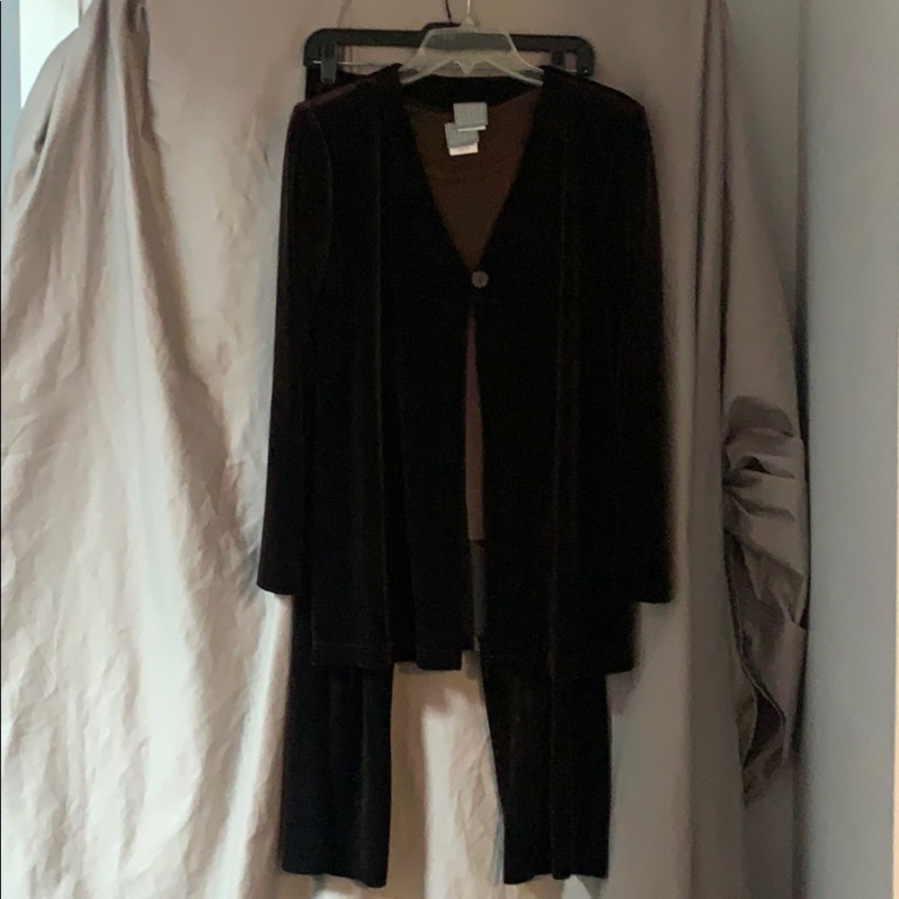 Rabbit Rabbit causal velvet pantsuit